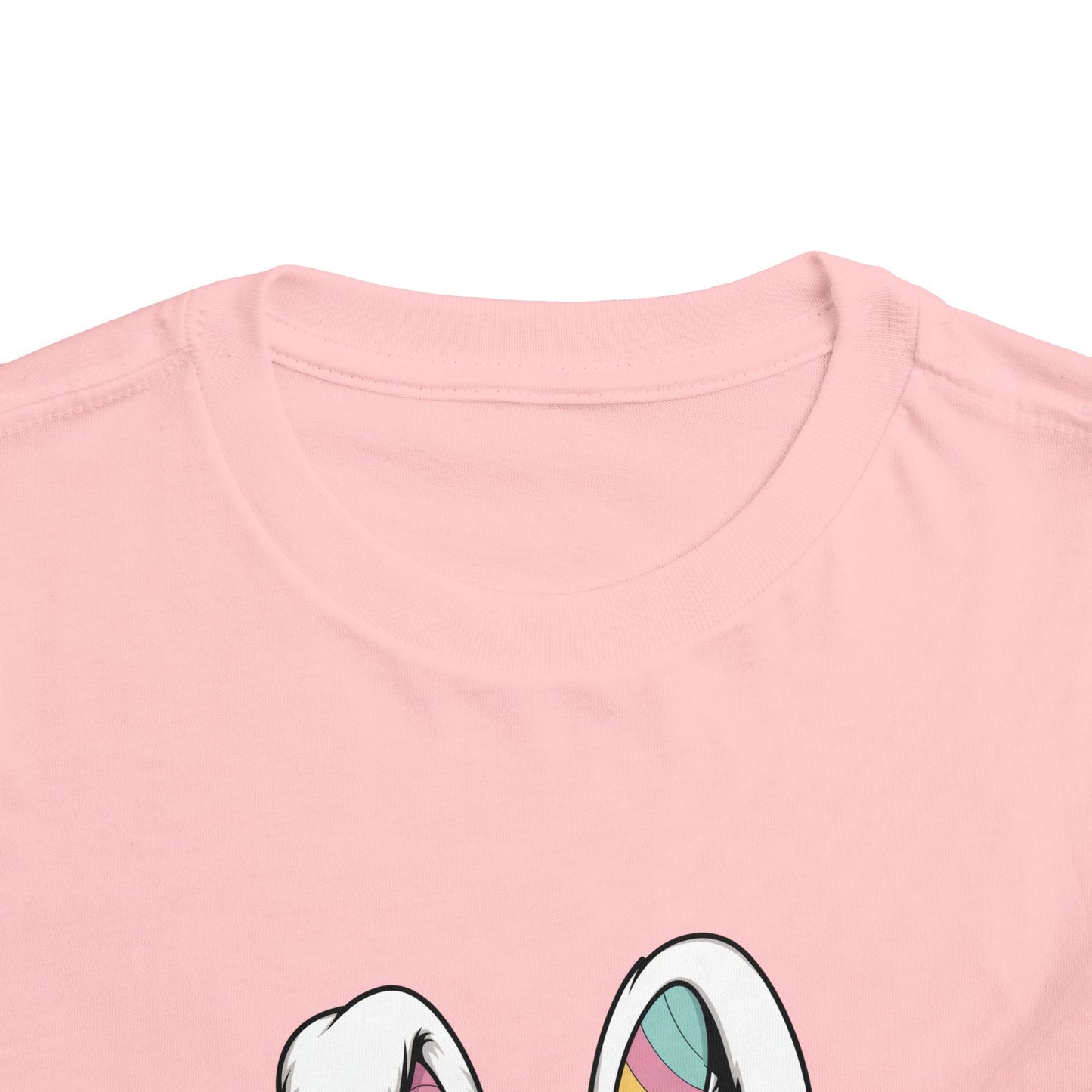 Toddler Tee — Cute Bunny with Glasses & Bubblegum Graphic