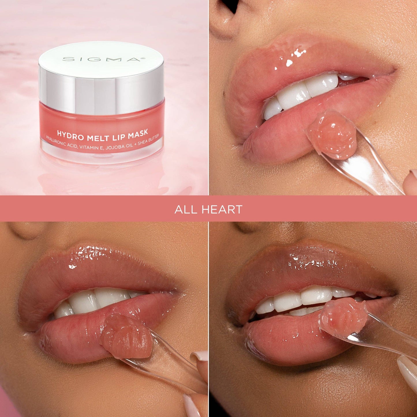 HYDRO MELT LIP MASK: Hush - Clear pink sheen