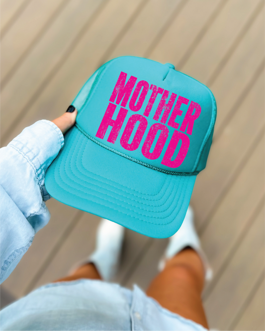 Motherhood Printed Jade Trucker Hat