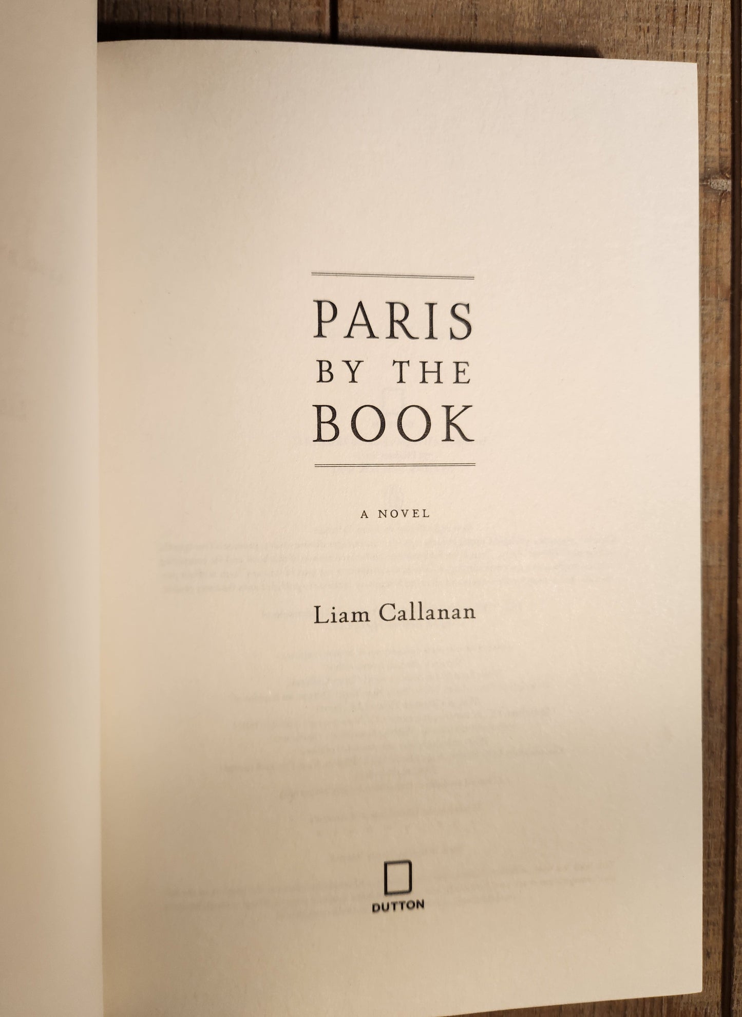 *Pre-loved* Paris by the Book by Liam Callanan