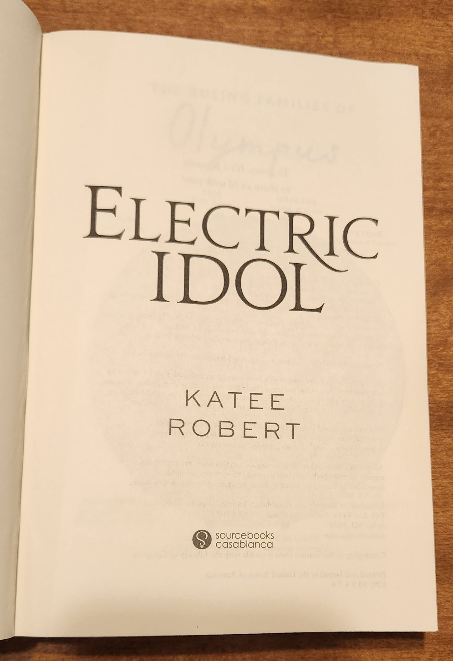 *Pre-loved* Electric Idol by Katee Robert