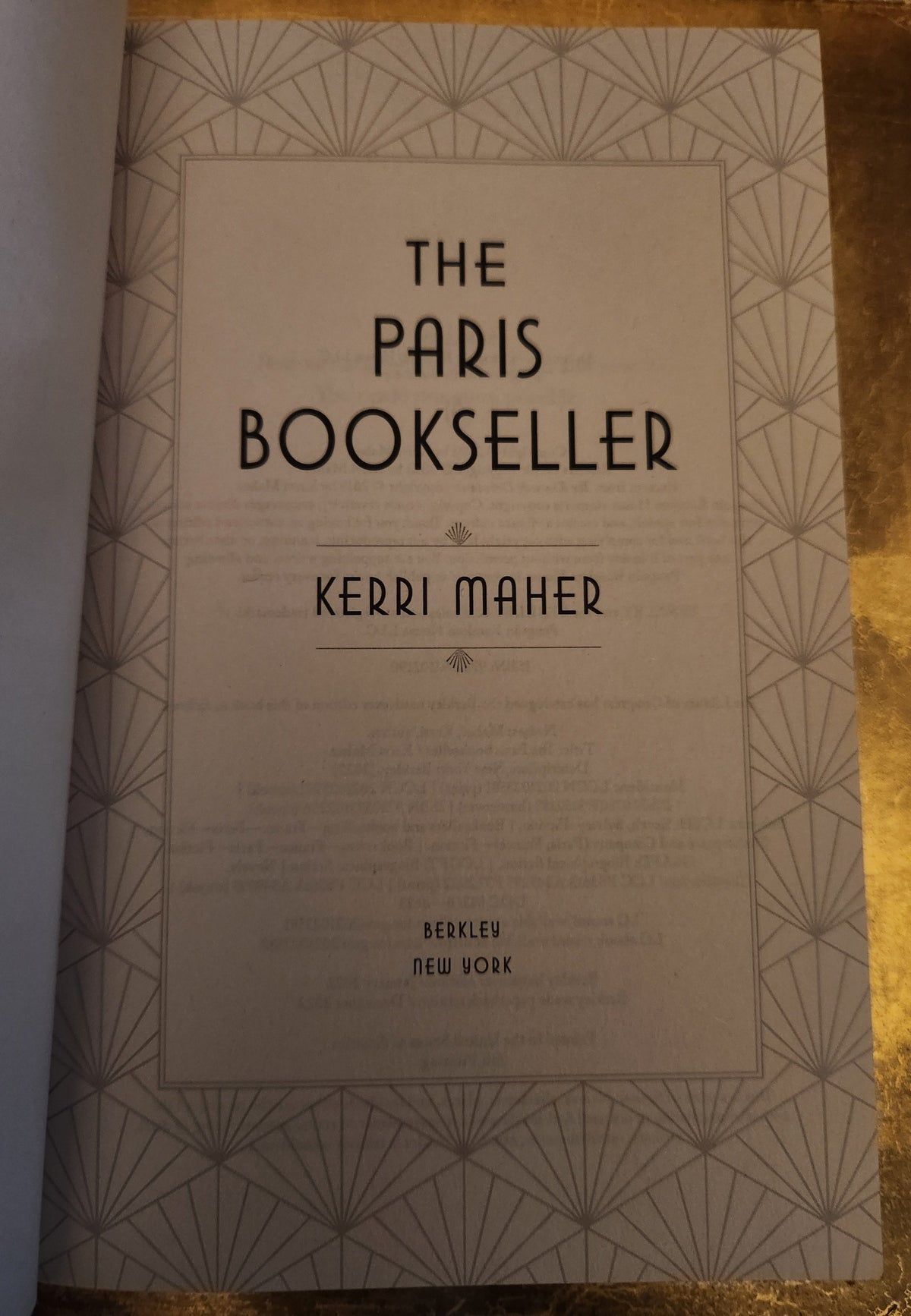 *Pre-loved* The Paris Bookseller by Kerri Maher
