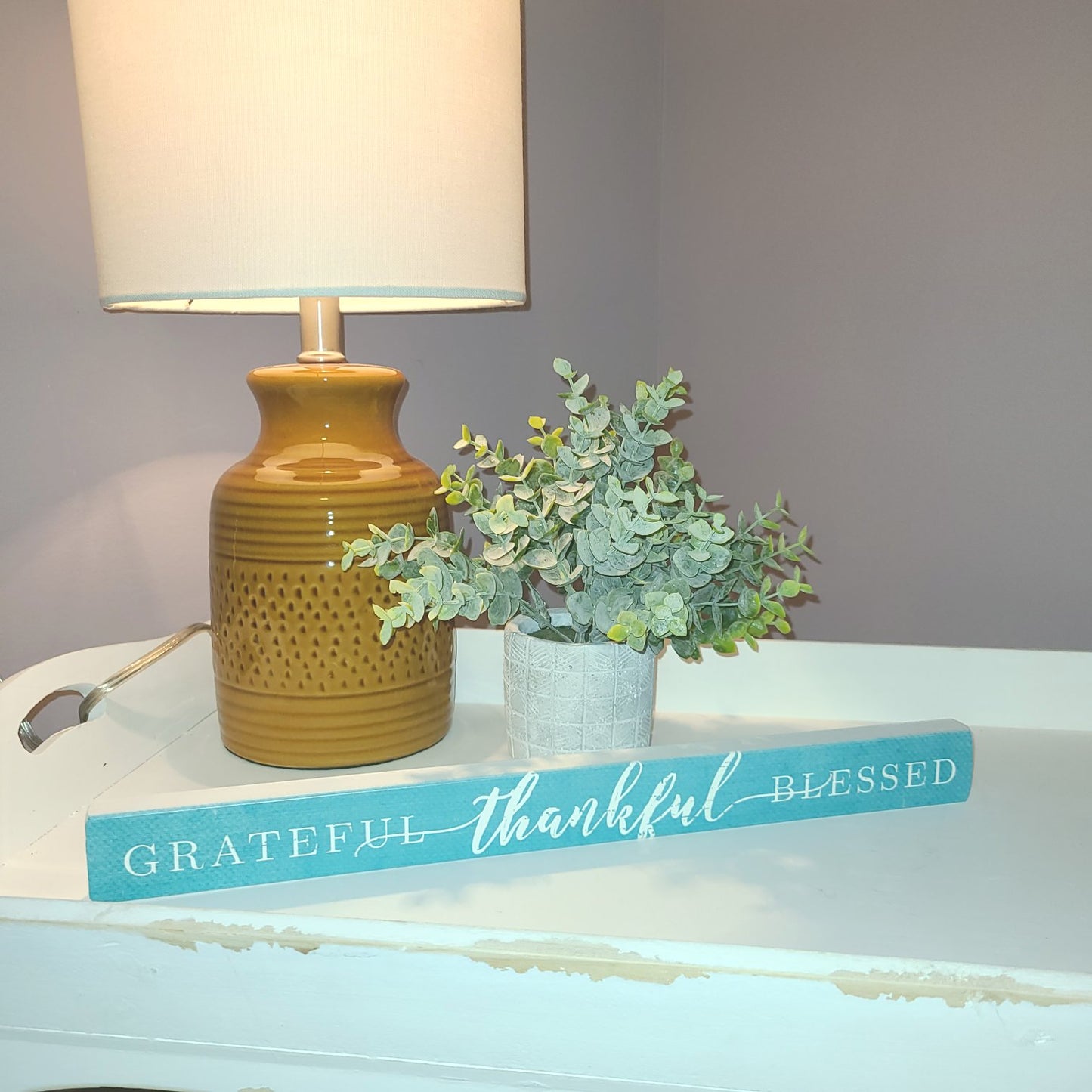 Grateful Thankful Blessed Sign Phoenix Shop LLC