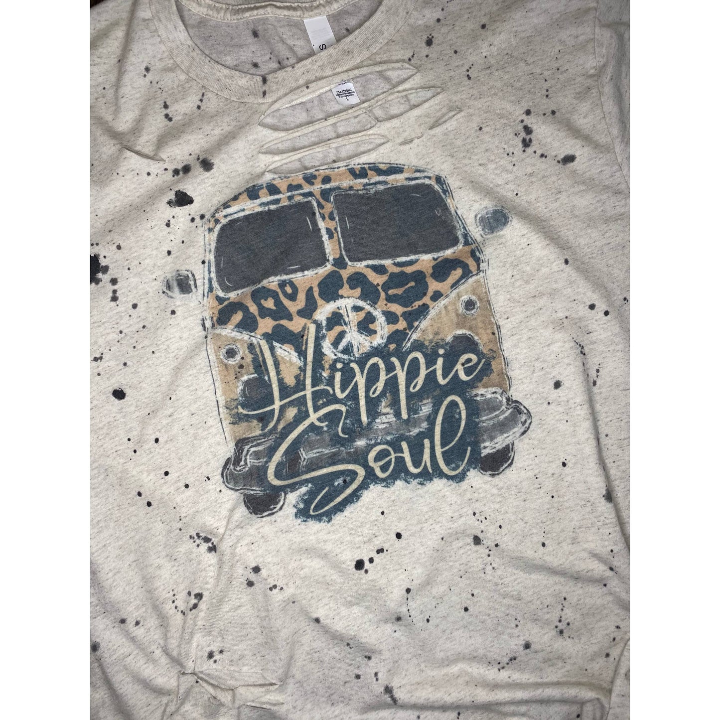 Hippie Soul Distressed Tee Phoenix Shop LLC