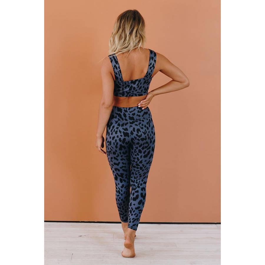 Gray Leopard Active Set Phoenix Shop LLC