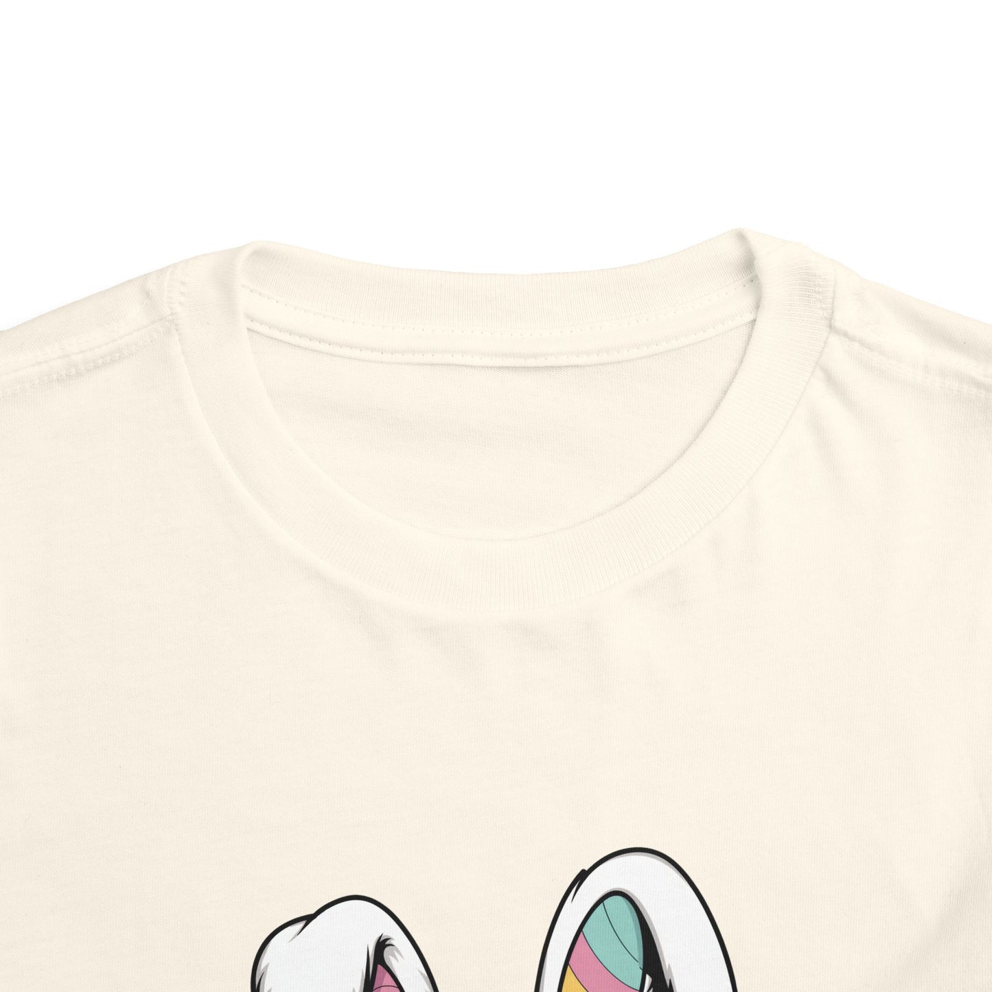 Toddler Tee — Cute Bunny with Glasses & Bubblegum Graphic