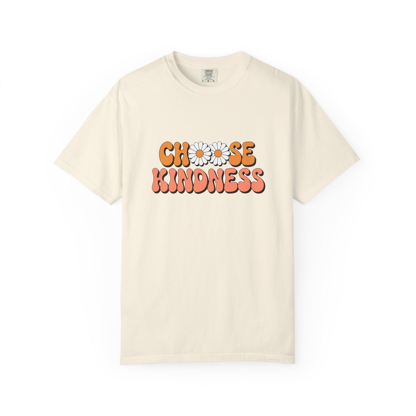 Choose Kindness T‑Shirt — Retro Daisy Graphic Tee