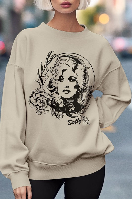 Dolly Graphic Sweatshirt Rebel Stitch