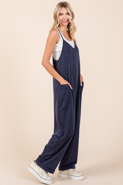 The Gemma Wide Leg Sleeveless Jumpsuit