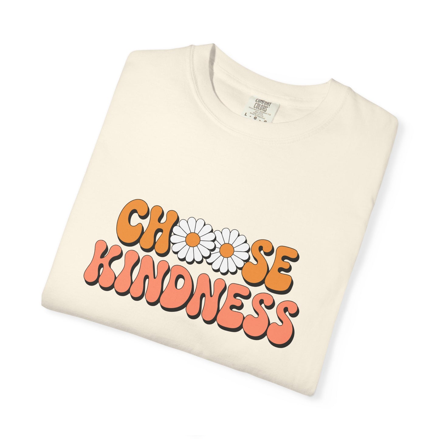 Choose Kindness T‑Shirt — Retro Daisy Graphic Tee