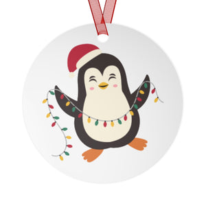 Penguin Metal Ornament