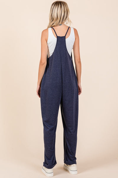 The Gemma Wide Leg Sleeveless Jumpsuit