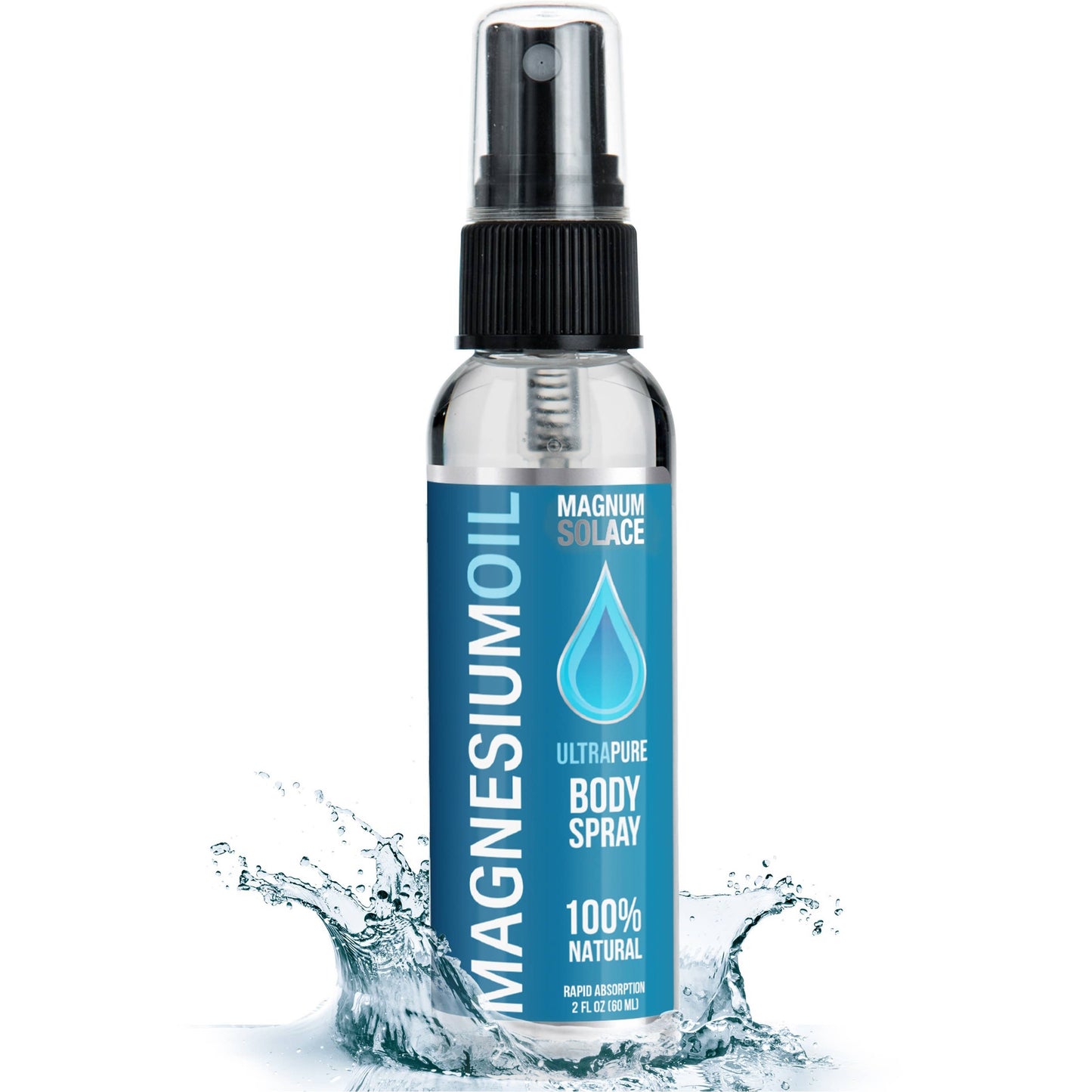 Magnesium Oil Spray for Restless Legs, Sleep, Muscle Relief: 2oz