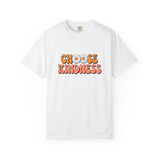 Choose Kindness T‑Shirt — Retro Daisy Graphic Tee