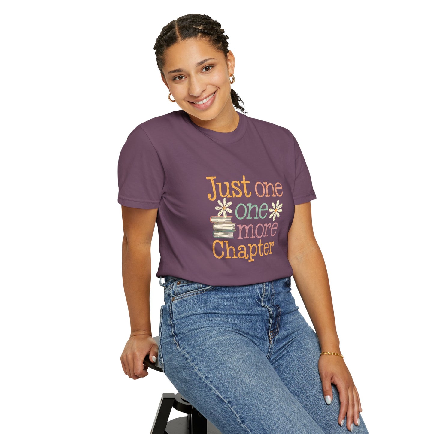 Just One More Chapter T-Shirt – Cute Book Lover Graphic Tee