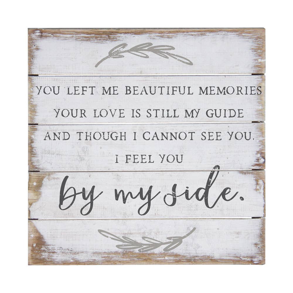 By My Side Home Decor Sign