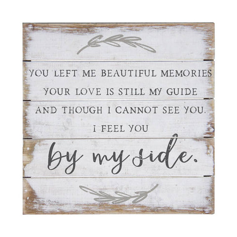 By My Side Home Decor Sign