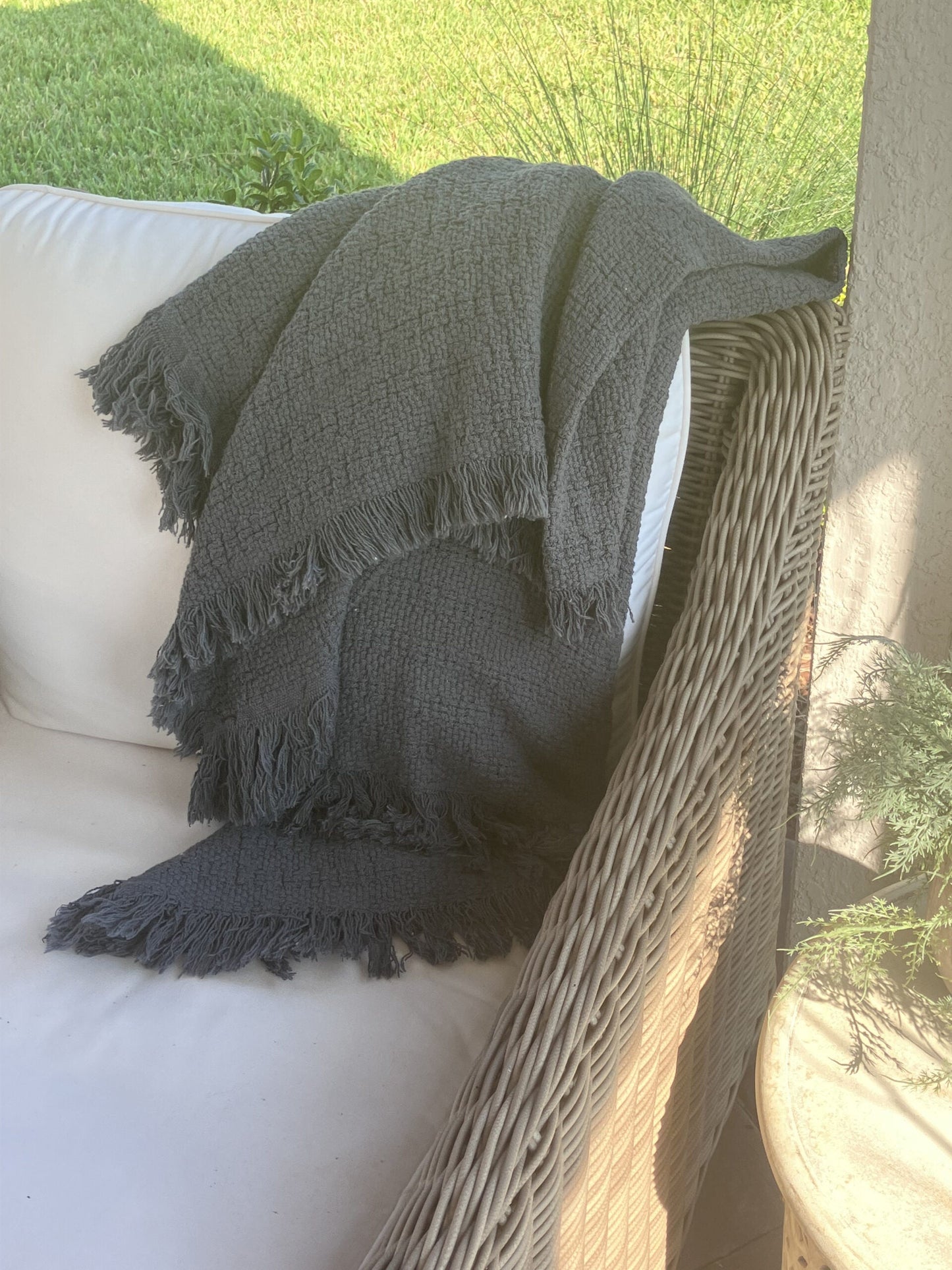 100% Cotton Throw Blankets 50" x 60"