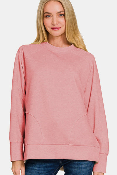 The Trish Side Slit Sweatshirt