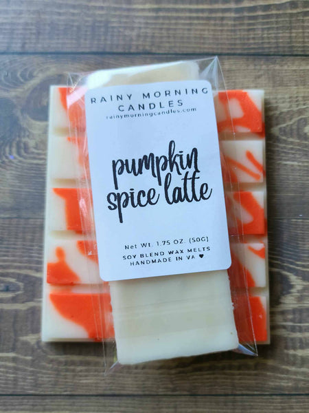 Pumpkin Spice Latte | Fall Snap Bar Wax Melts