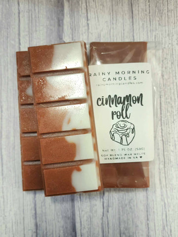 Cinnamon Roll Snap Bar Wax Melts