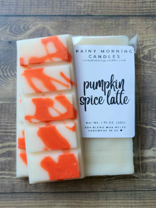 Pumpkin Spice Latte | Fall Snap Bar Wax Melts