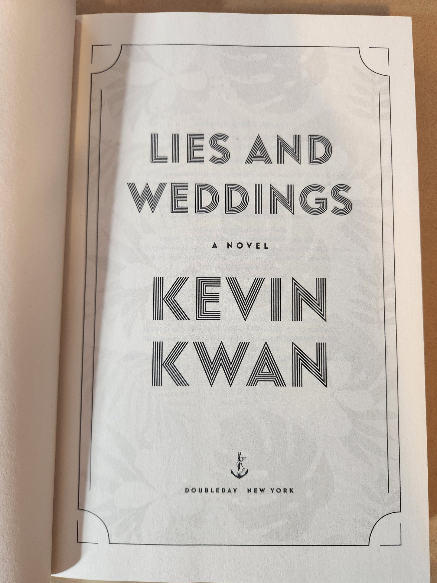 *Pre-loved* Lies and Weddings by Kevin Kwan