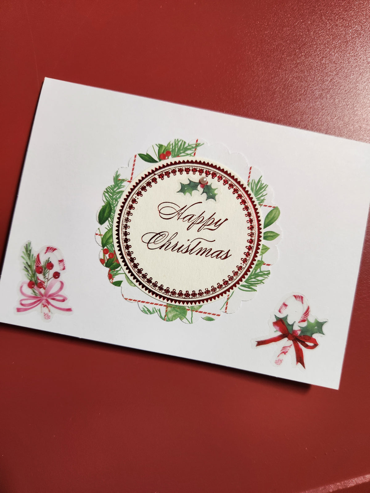 Handmade Christmas Greeting Cards - Set of 8