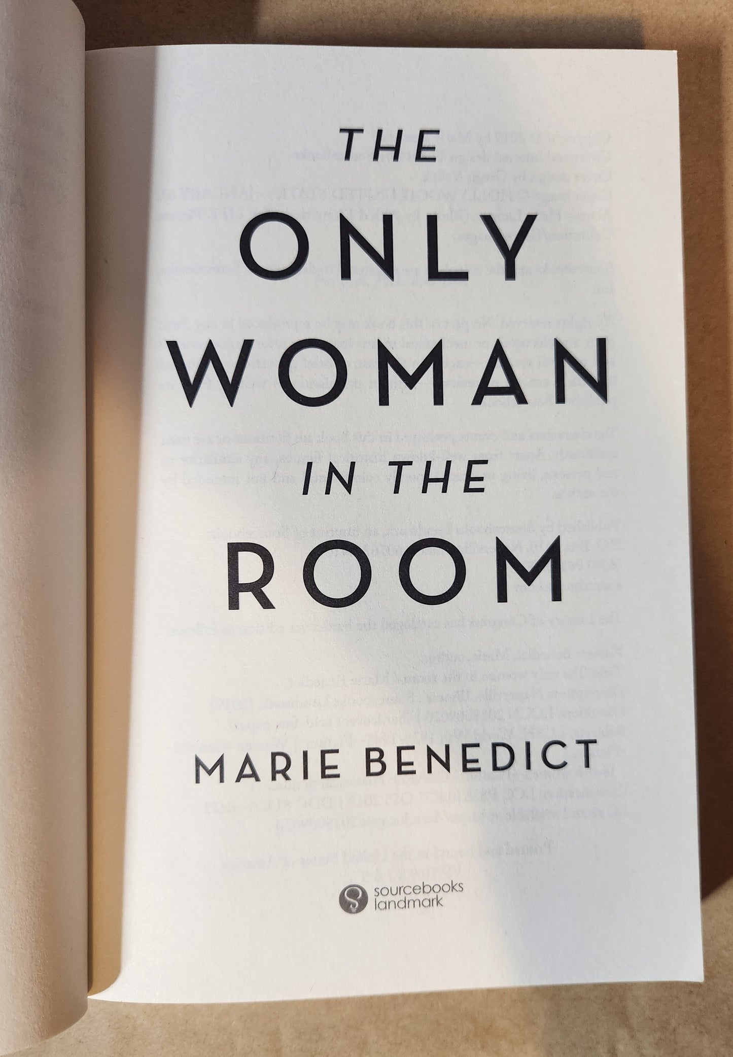 *Pre-loved* The Only Woman in the Room by Marie Benedict