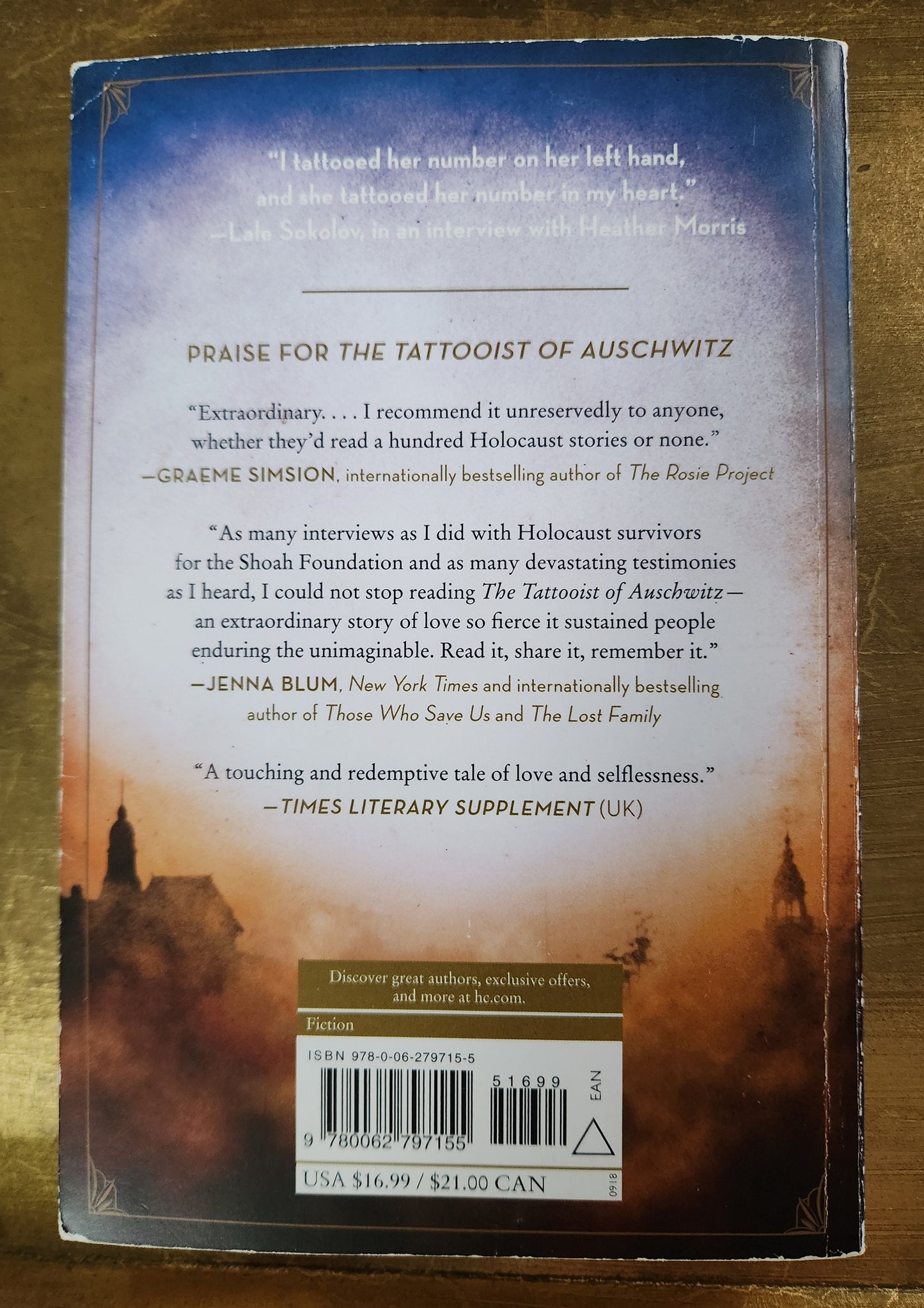 *Pre-loved* The Tattooist of Auschwitz by Heather Morris