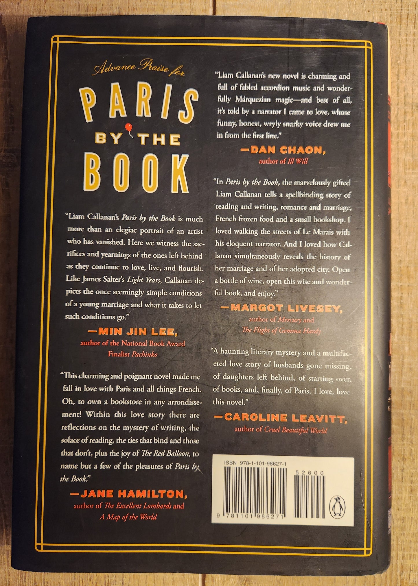 *Pre-loved* Paris by the Book by Liam Callanan