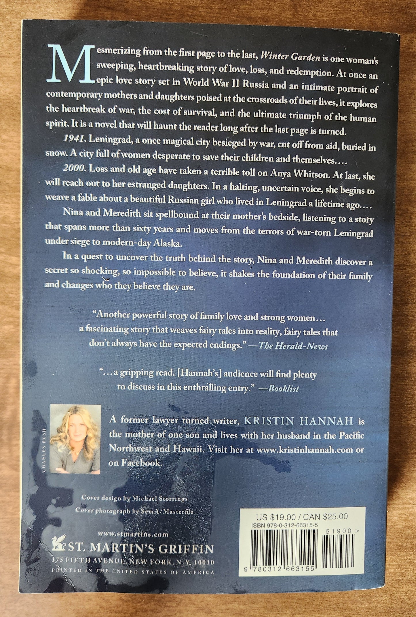 *Pre-loved* Winter Garden by Kristin Hannah
