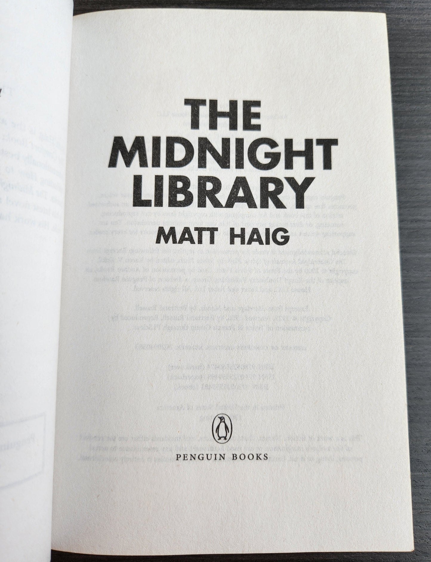 *Pre-loved* The Midnight Library by Matt Haig