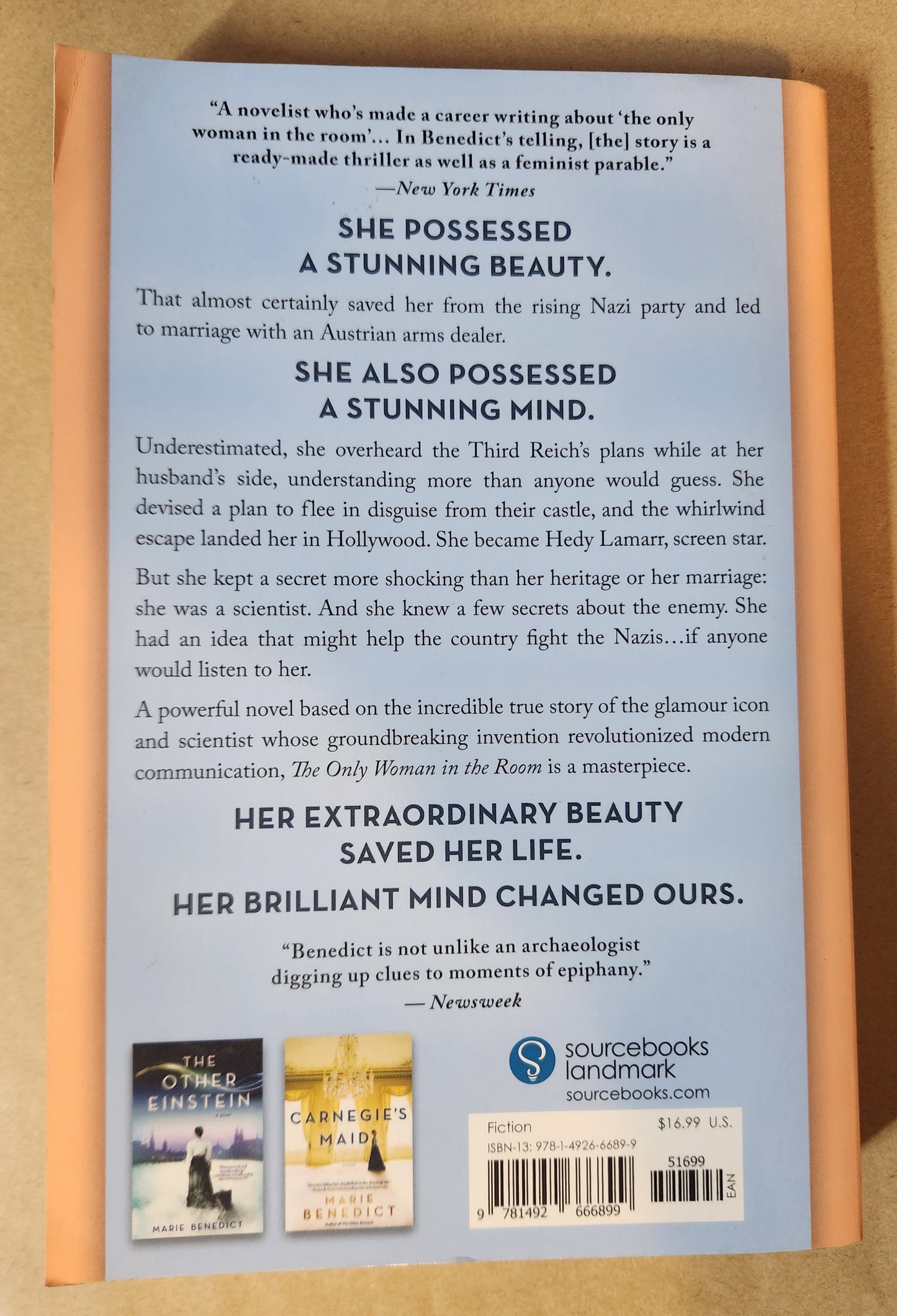 *Pre-loved* The Only Woman in the Room by Marie Benedict