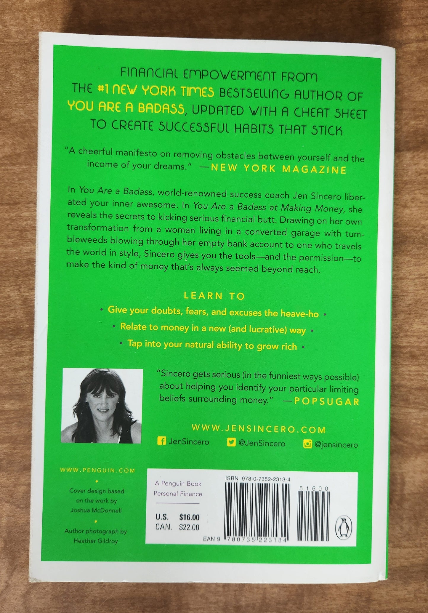 *Pre-loved* You are a Badass at Making Money by Jen Sincero