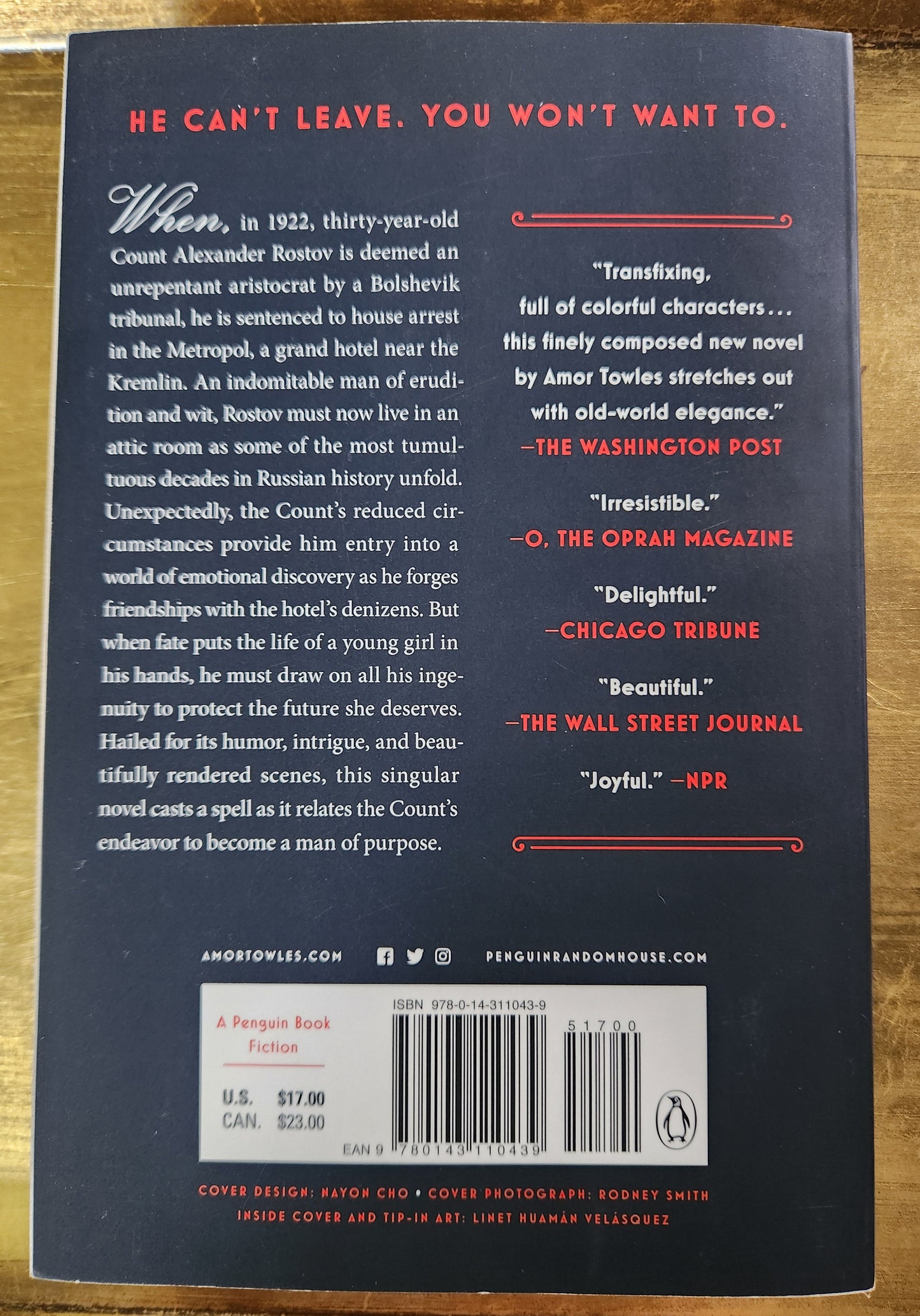 *Pre-loved* A Gentleman in Moscow by Amor Towles