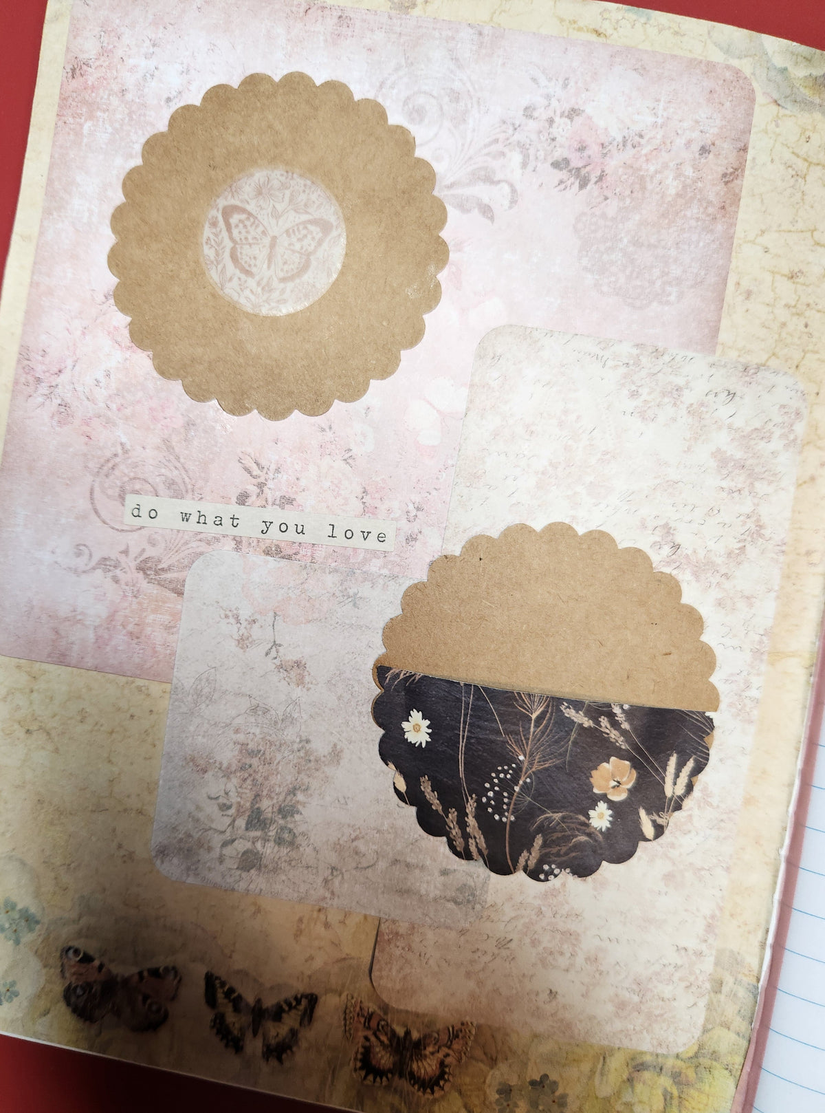 Handmade Altered Composition Notebook