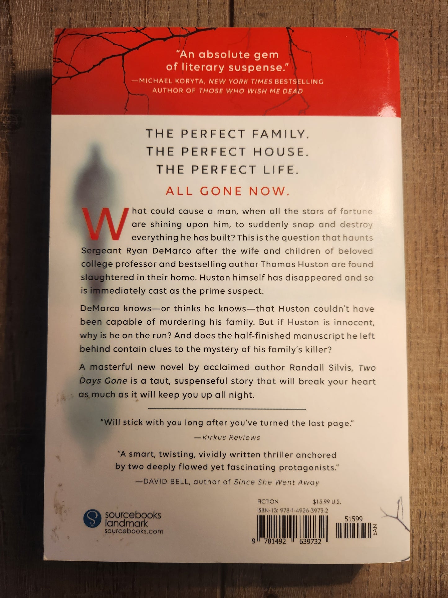 *Pre-loved* Two Days Gone by Randall Silvis