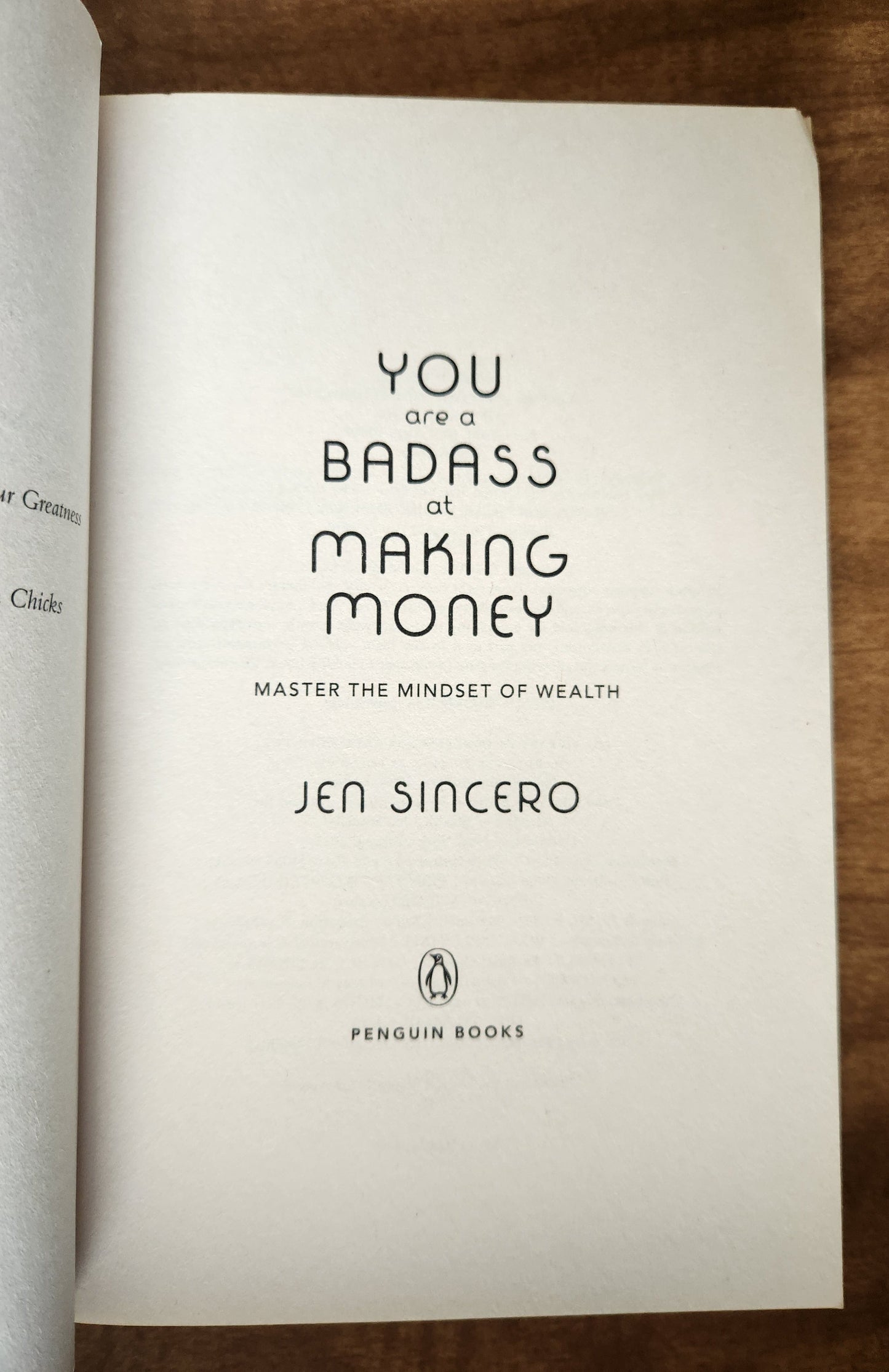 *Pre-loved* You are a Badass at Making Money by Jen Sincero