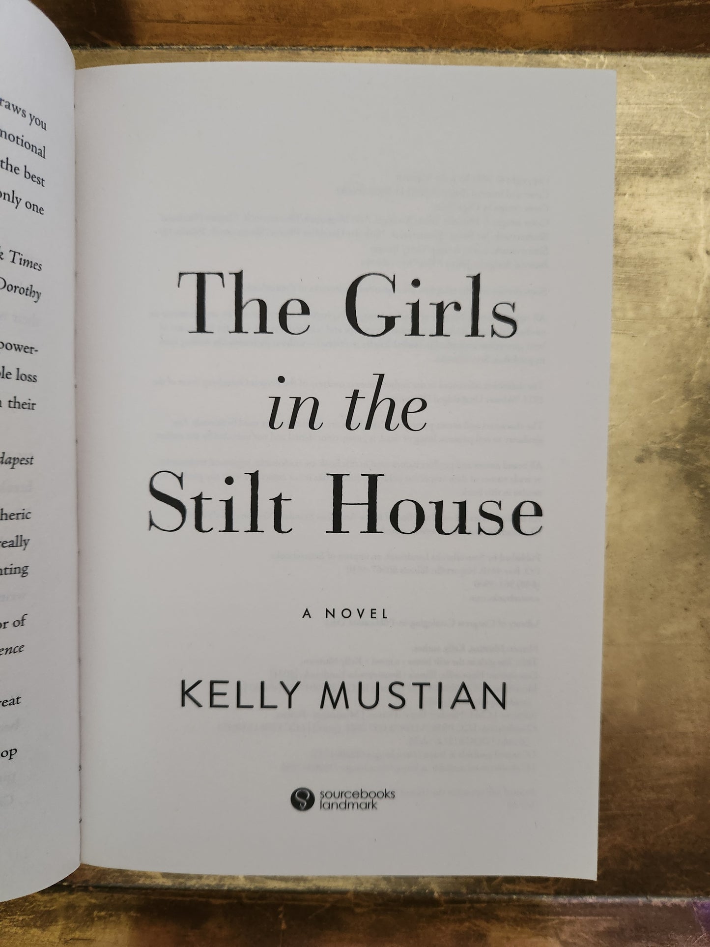 *Pre-loved* The Girls in the Stilt House by Kelly Mustian