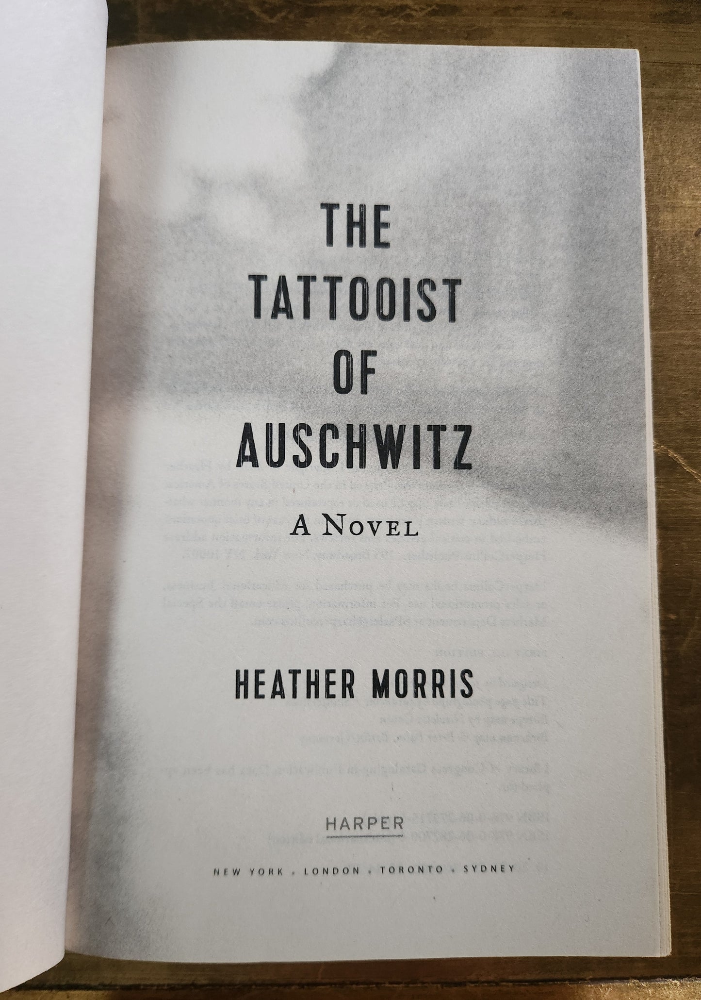 *Pre-loved* The Tattooist of Auschwitz by Heather Morris
