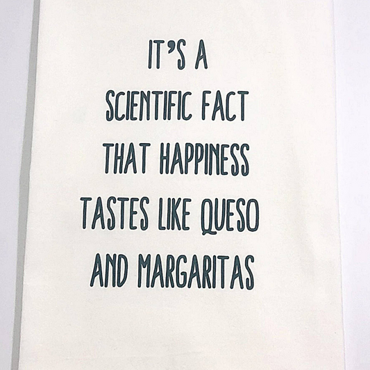 Queso + Margaritas Flour Sack Towel Phoenix Shop LLC