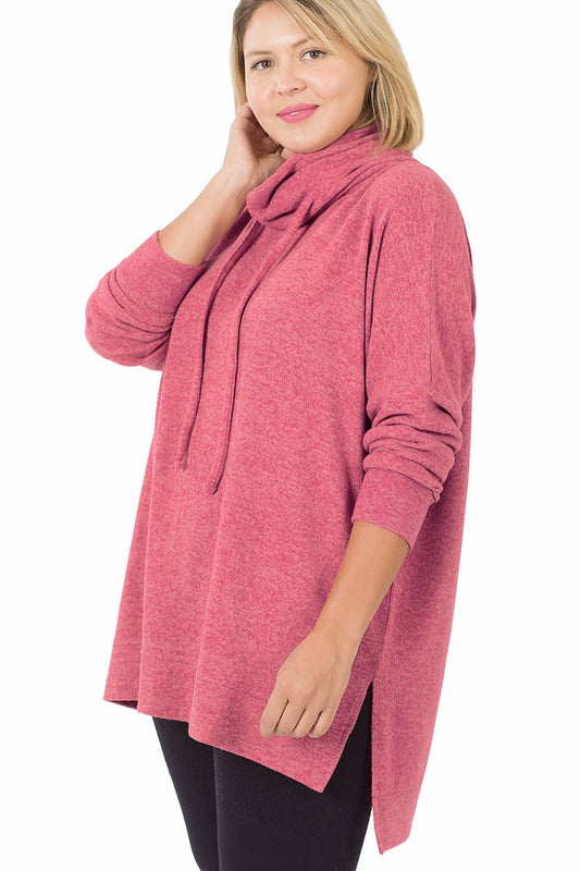 Rose Funnel Neck Tunic 42POPS