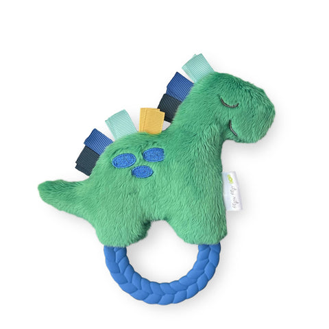 Plush Rattle Pal w/ Teether - Dino Itzy Ritzy