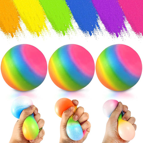 Squishy Sensory Ball Rainbow JSRidge