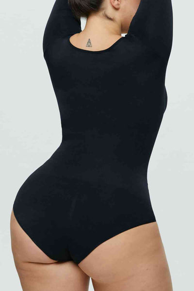 Long Sleeve Shaping Bodysuit Trendsi