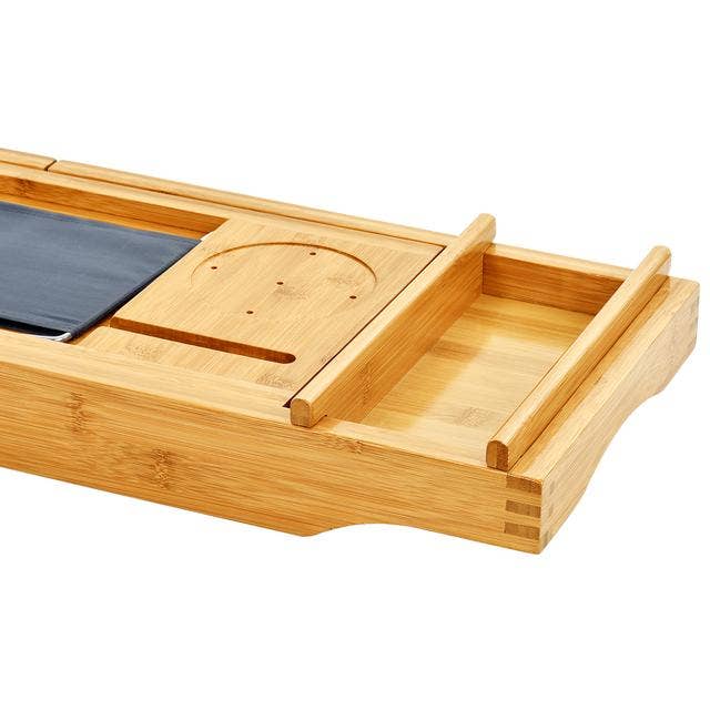 Deluxe Bamboo Bath Caddy Phoenix Shop LLC