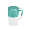 "Good Morning Gorgeous" Tea Mug & Infuser - Teal Phoenix Shop LLC