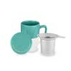 "Good Morning Gorgeous" Tea Mug & Infuser - Teal Phoenix Shop LLC