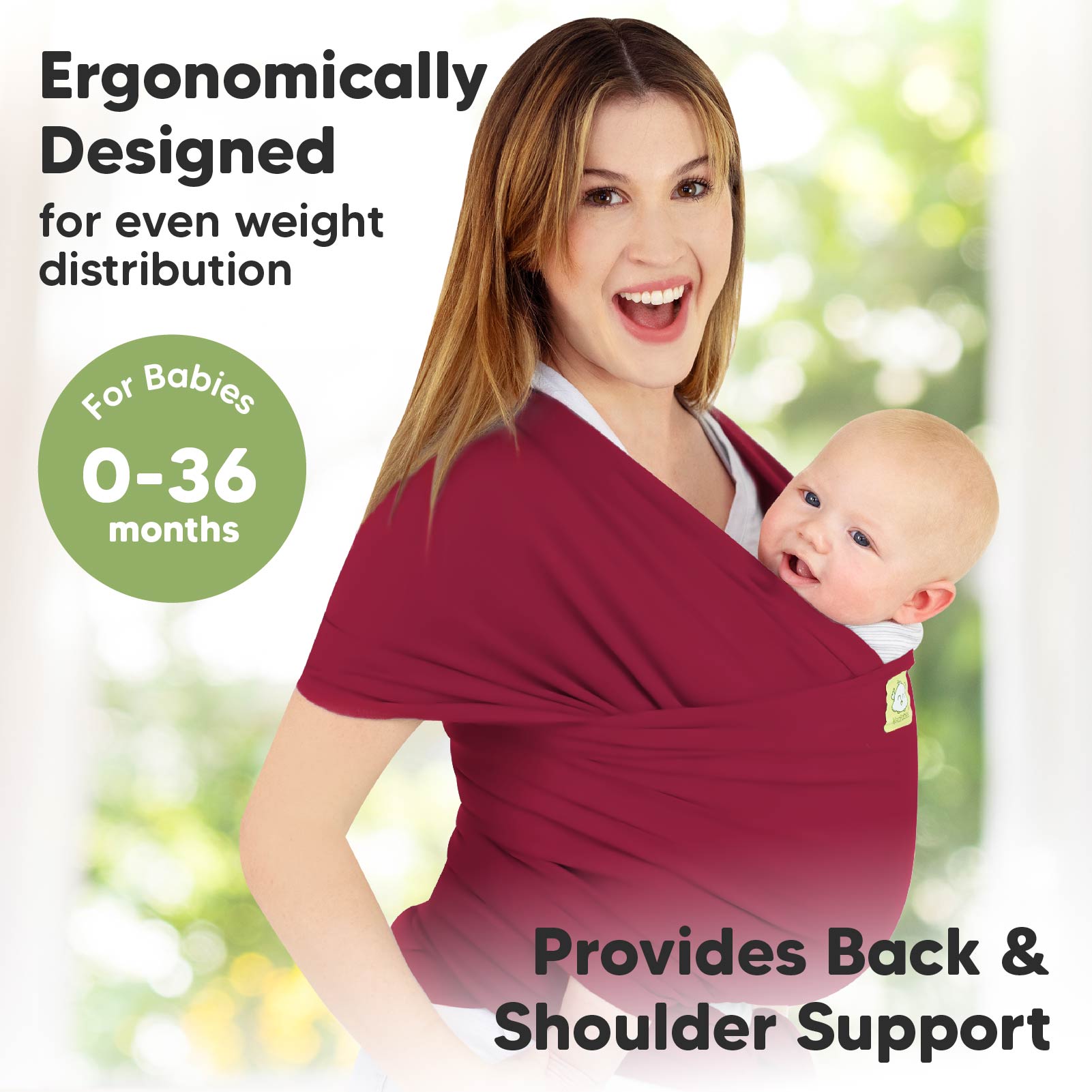 Royal Magenta Baby Wrap Carrier Phoenix Shop LLC